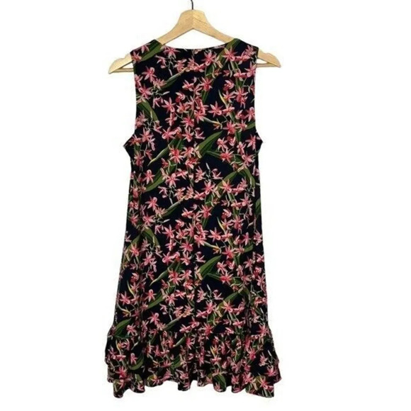 Tommy Hilfiger Floral Print A-Line Mini Dress 8 - Picture 3 of 6